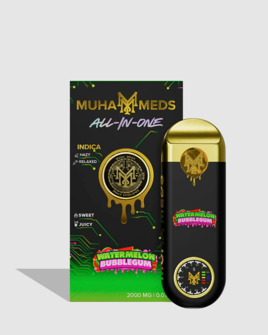 MUHA MEDS - Watermelon Bubblegum - All-in-One - 2g all-in-one vape