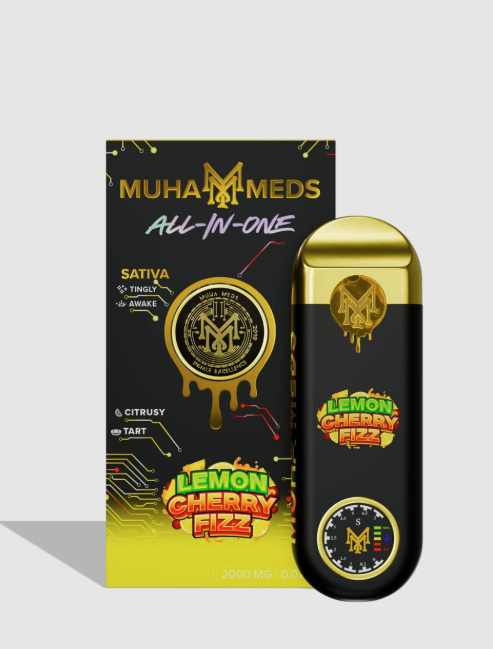 MUHA MEDS - Lemon Cherry Fizz - All-in-One - 2g all-in-one vape