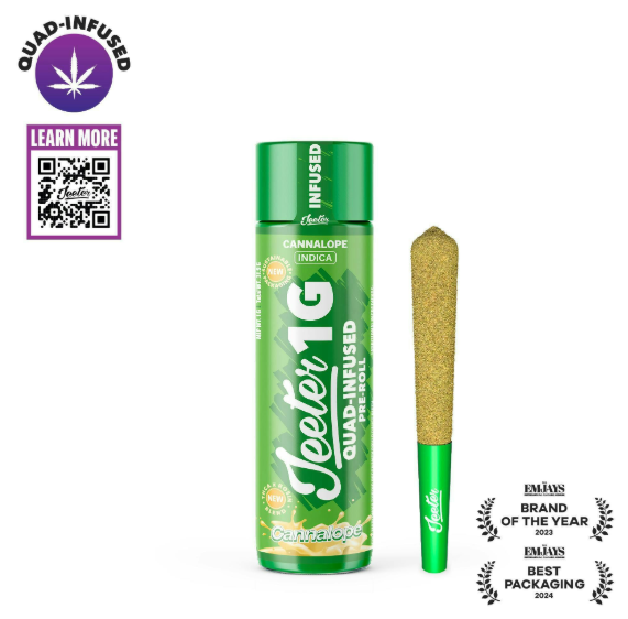 Jeeter - Cannalope (I) Quad-Infused Joint - 1G infused pre-roll