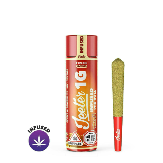 Jeeter - Fire OG Quad-Infused Joint - 1G infused pre-roll