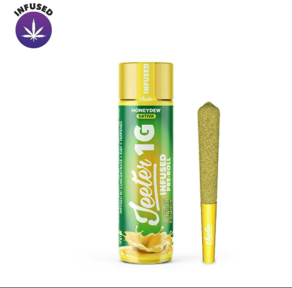 Jeeter - Honeydew (S) Quad-Infused Joint - 1G infused pre-roll