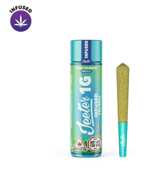 Jeeter - Sour Tsunami Infused Joint - 1G infused pre-roll