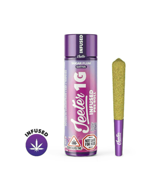 Jeeter - Sugar Plum (S) Quad-Infused Joint - 1G infused pre-roll