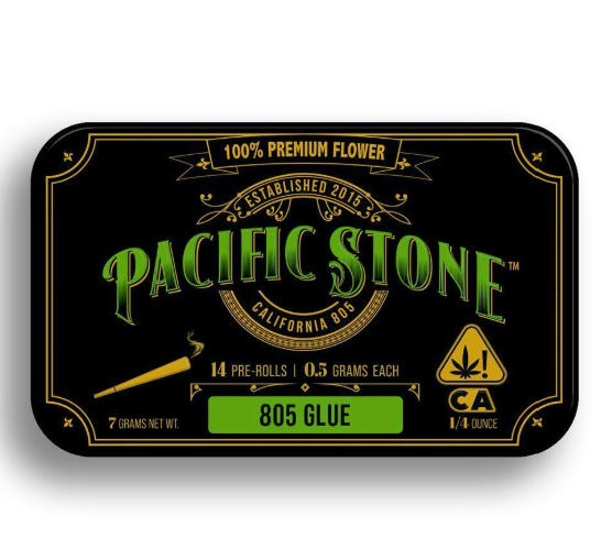 Pacific Stone - 805 Glue (H)- Pre-Rolls - 0.5G Each - 14Pk
