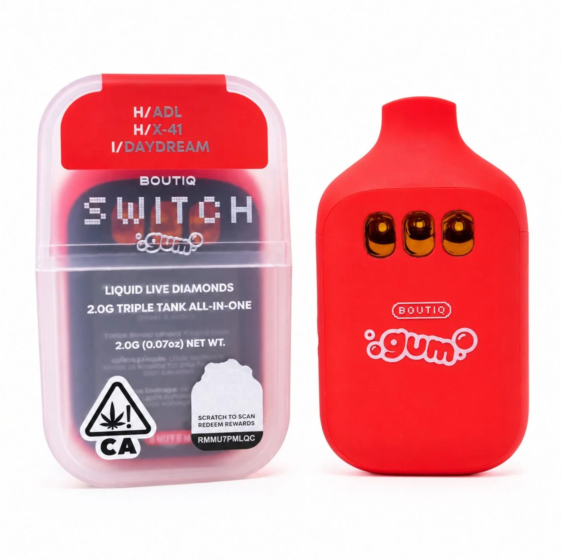 Boutiq Switch Gum 2G - (H) Adl / (H) X-41 / (I) Daydream