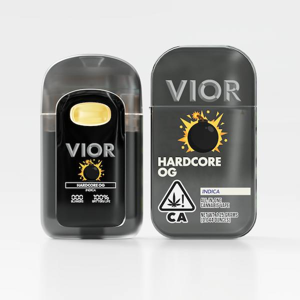 Vior Premium Cannabis Oil 2G - Hardcore OG all-in-one vape