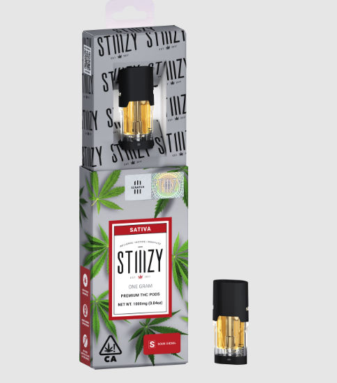 Vape Cartridge - Sour Diesel 1G Original Thc Pod - Stiiizy