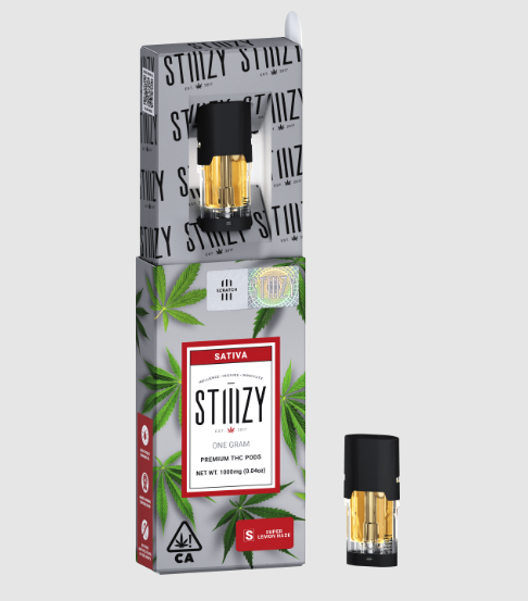 Vape Cartridge - Super Lemon Haze (S) 1G Original Thc Pod - Stiiizy