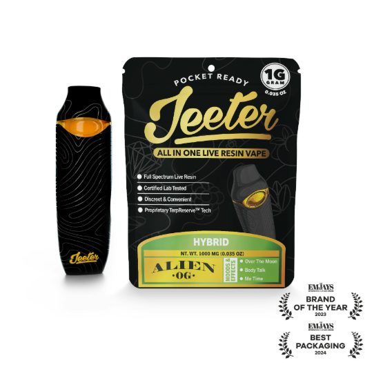Jeeter - Alien OG - Live Resin All-in-One - 1g all-in-one vape