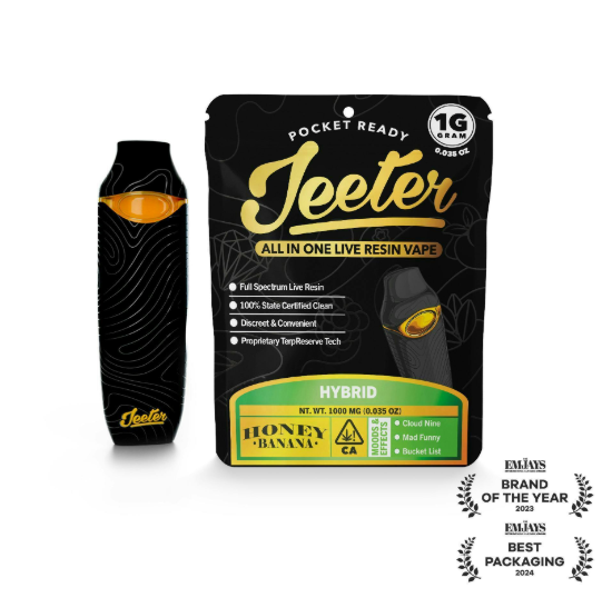 Jeeter - Honey Banana - Live Resin All-in-One - 1g all-in-one vape