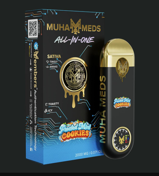MUHA MEDS - Frosted Mint Cookies (S) - All-in-One - 2g all-in-one vape