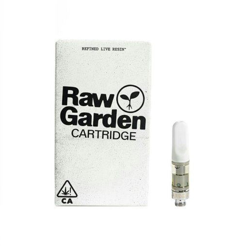 RAW GARDEN 1G VAPE - PB SOUFFLE REFINED LIVE RESIN vape cartridge
