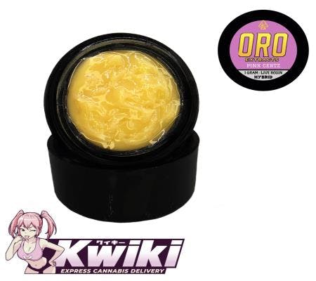 Oro Solventless Live Rosin 1G- Pink Certz (H)