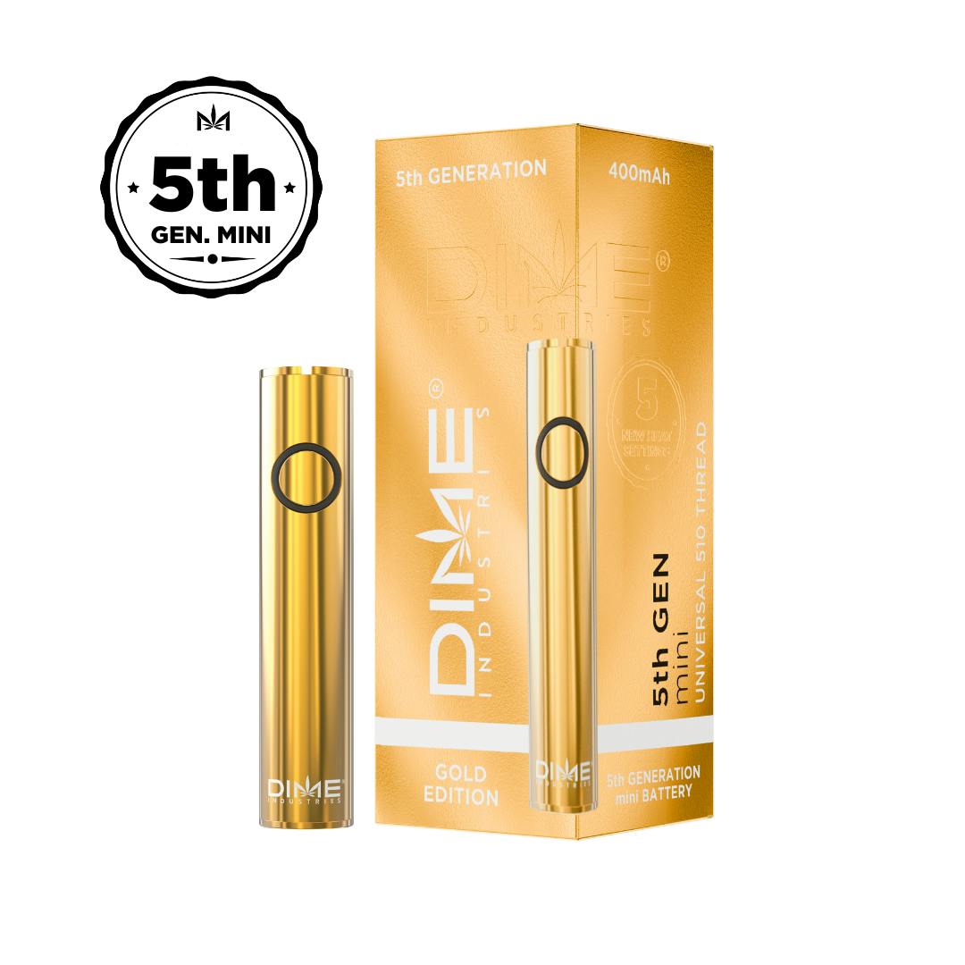 Dime Industries 5Th Generation Mini 510 Thread Battery - Gold (2024)