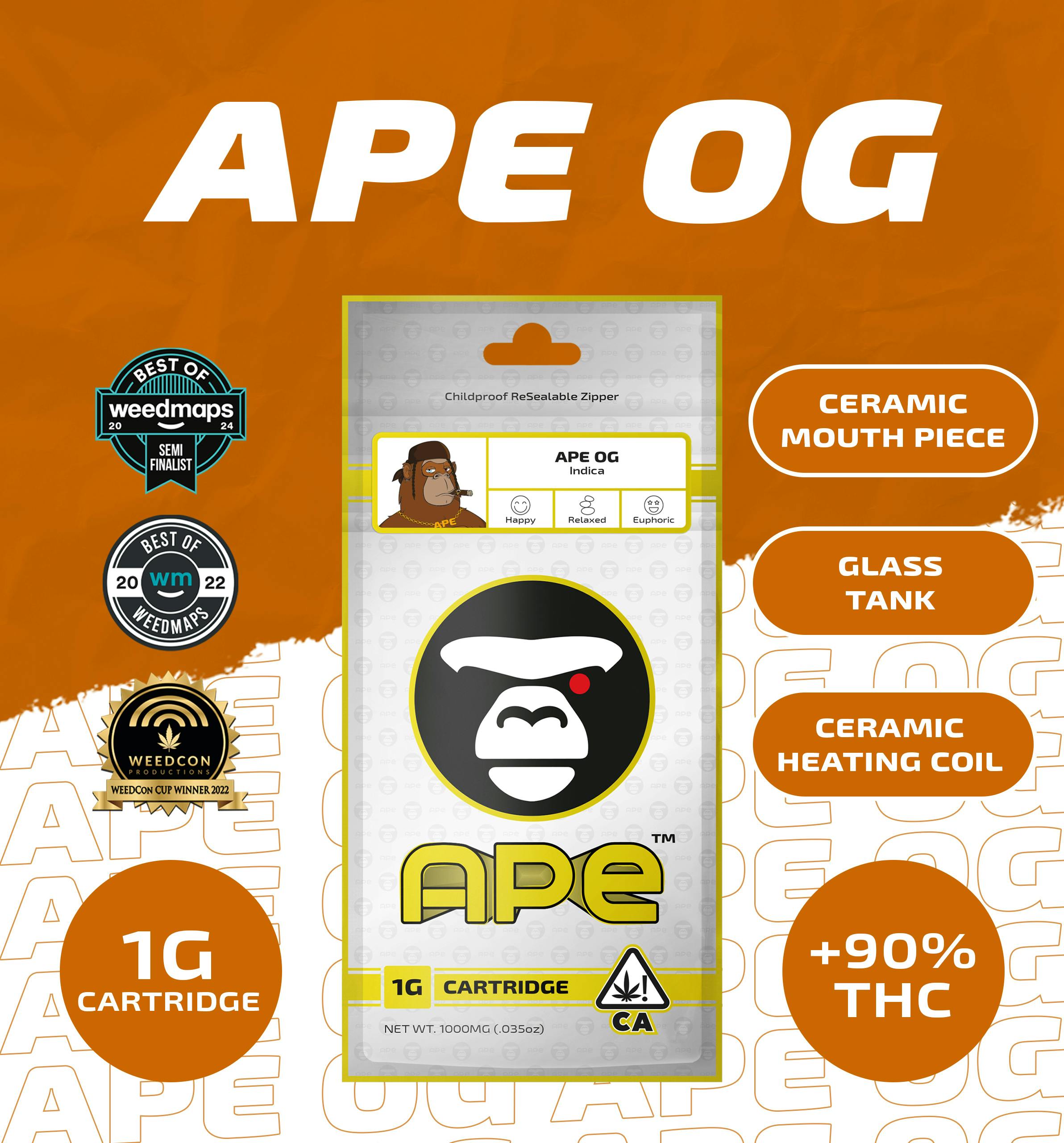Ape 1G Vape - Ape Og (I)