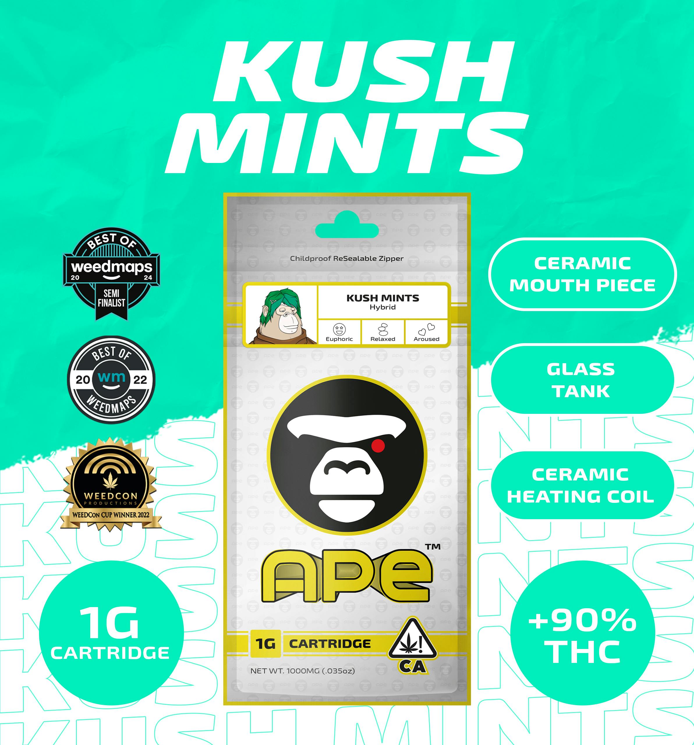 Ape 1G Vape - Kush Mints — Sauce Carts (H)