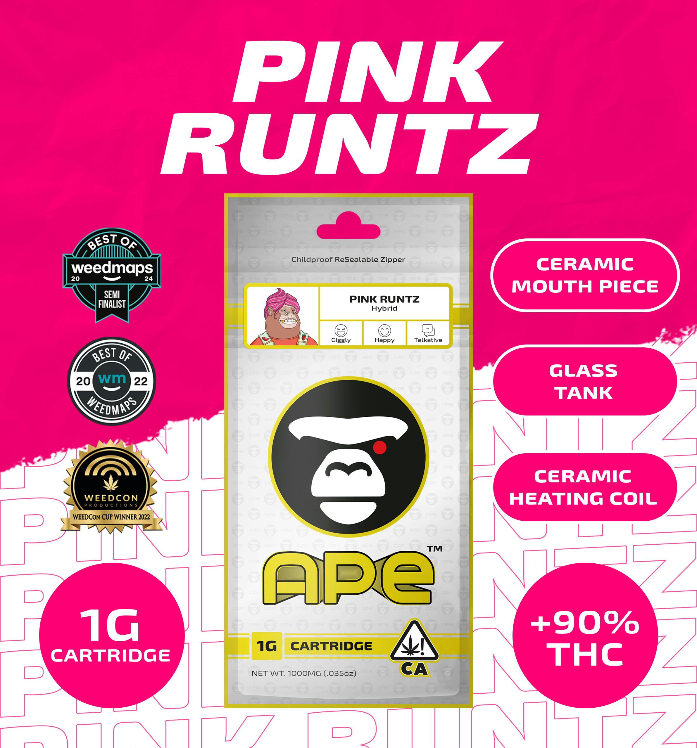 Ape 1G Vape - Pink Runtz (H)