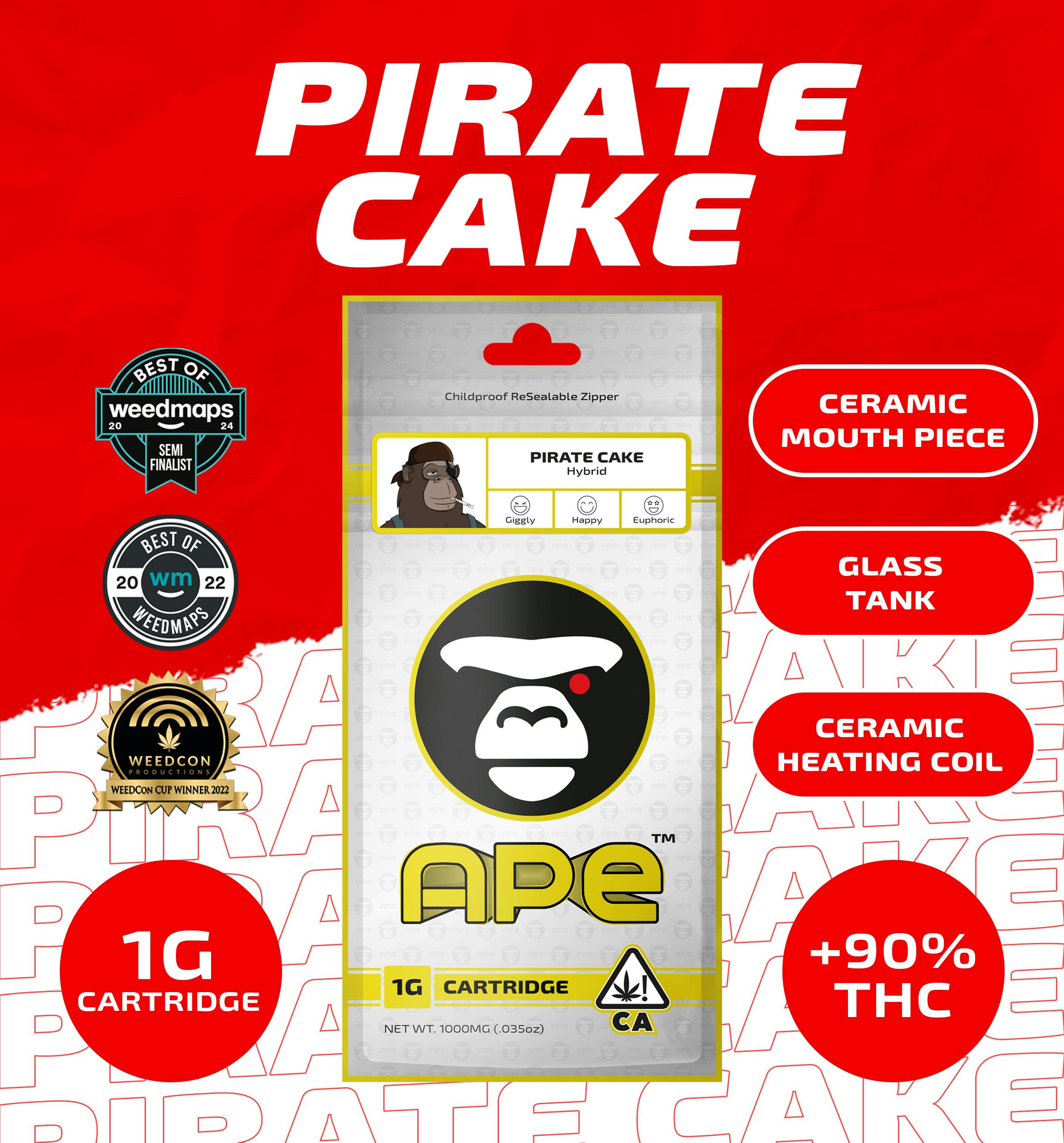 Ape 1G Vape - Pirate Cake — Sauce Cart (H)