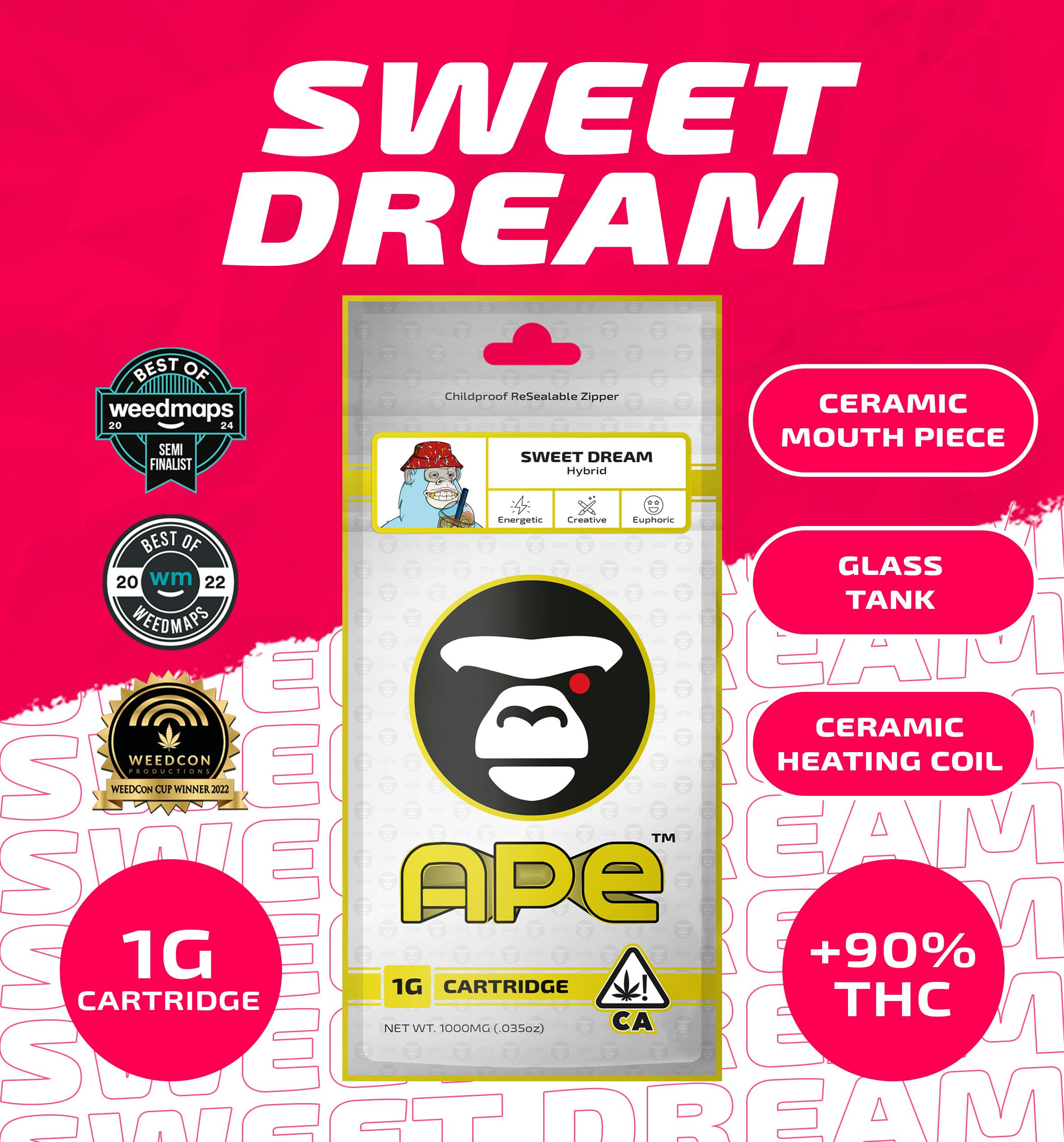 Ape 1G Vape - Sweet Dream (H) Sauce Cart