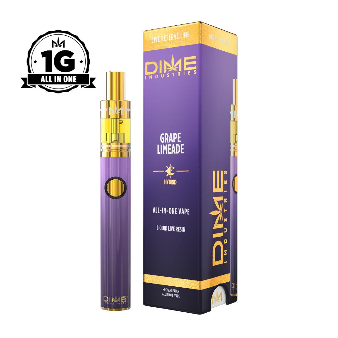 Dime Live Reserve 1G All In One - Grape Limeade (H) Live Resin
