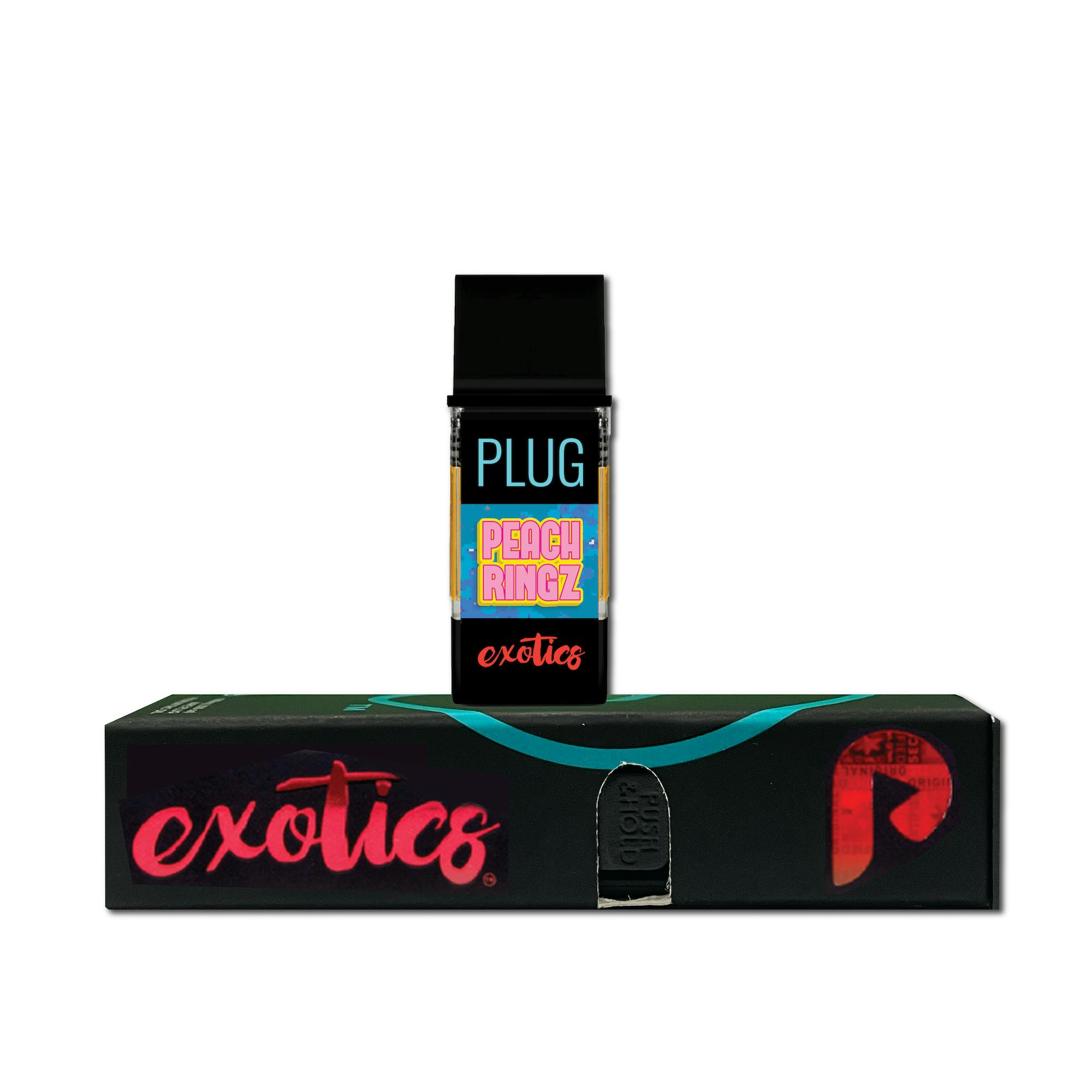 Vape - 1G Plug™ Exotics: Peach Ringz (H)