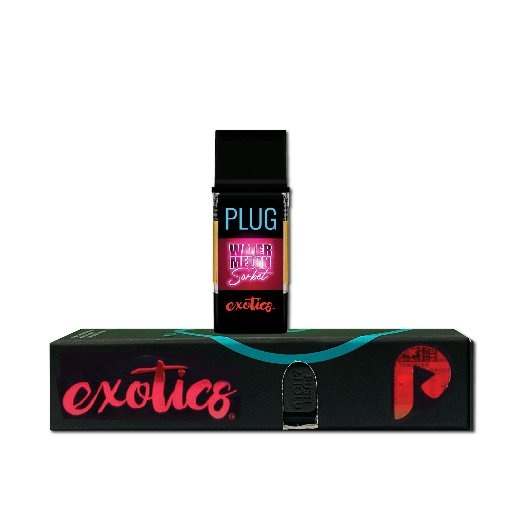Vape - 1G Plug™ Exotics: Watermelon Sorbet (H)