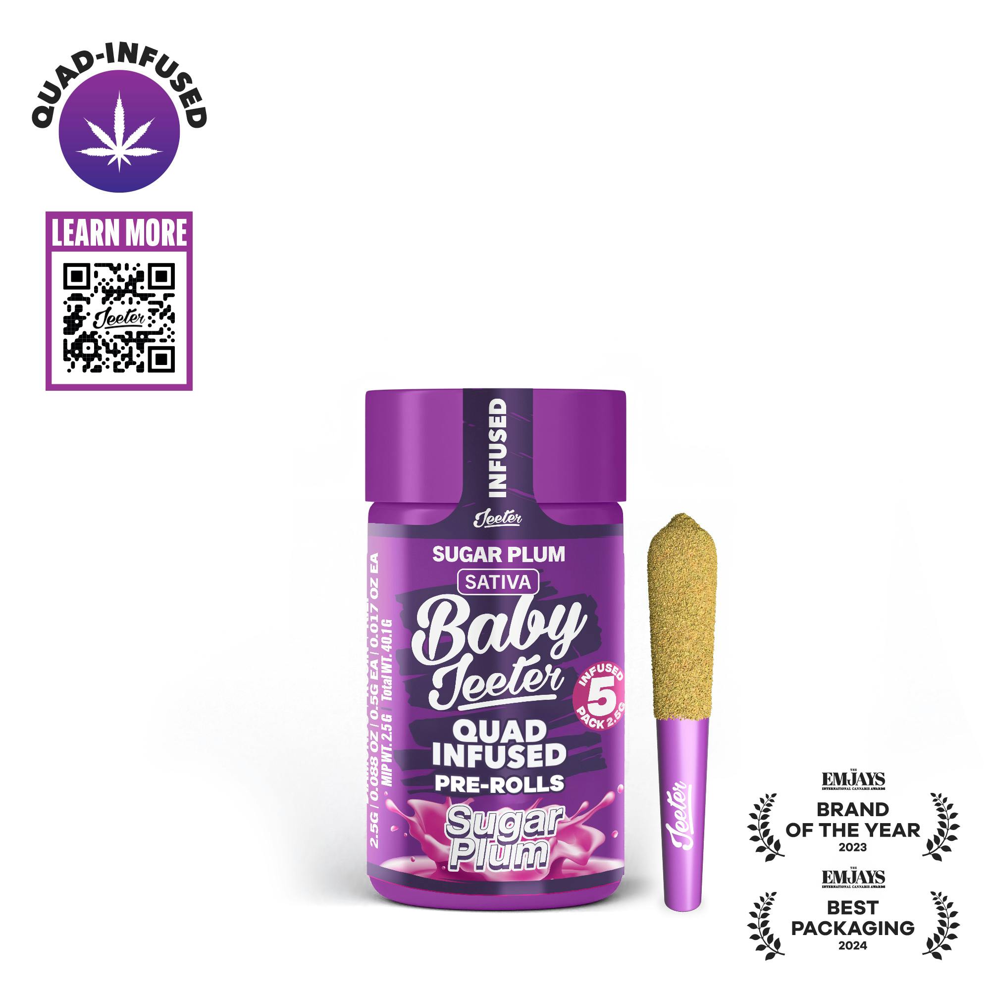 Baby Jeeter - Quad-Infused - Sugar Plum (S)