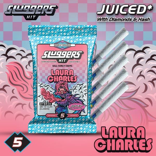 Sluggers - Infused Preroll - 3.5G 5Pk - Laura Charles