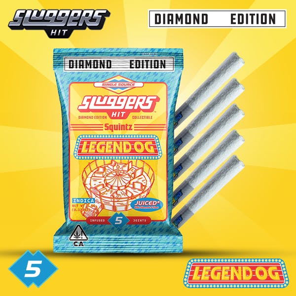 Sluggers - Infused Preroll - 3.5G 5Pk - Legend Og (I) Diamond Edition