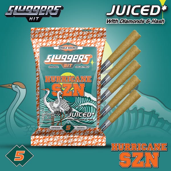 Sluggers - Infused Prerolls - 3.5G 5Pk - Hurricane Szn