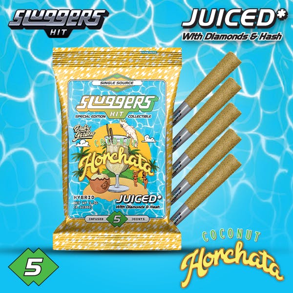 Sluggers X Dubz Garden - Infused Prerolls - 3.5G 5Pk - Coconut Horchata (H)