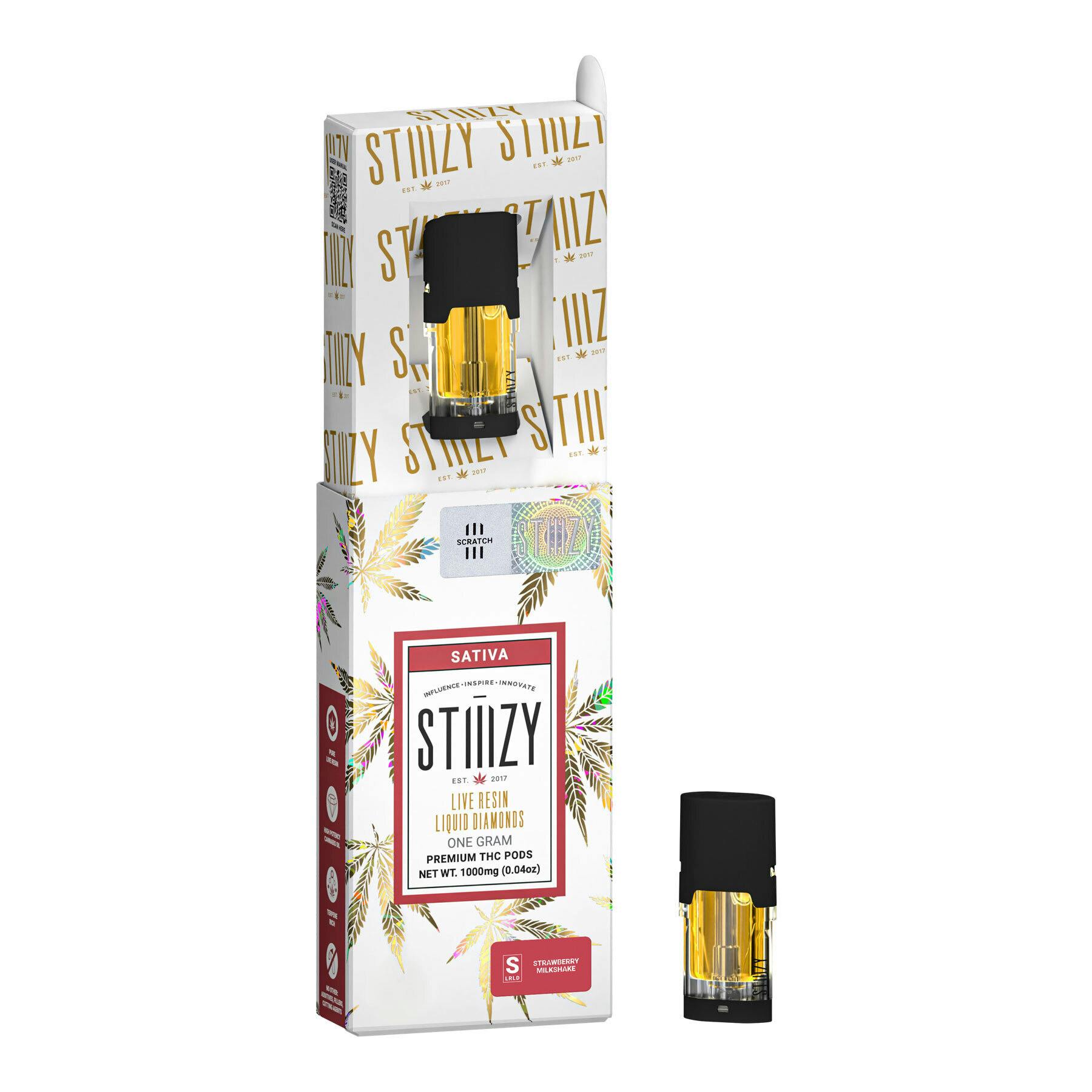 Vape Cartridge - Strawberry Milkshake (S) 1G Live Resin Liquid Diamonds Pod